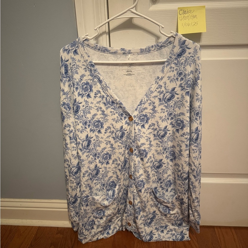 Posh Peanut Yve Cardigan L/Xl Nwot View 2
